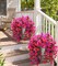 Faux Bougainvillea Artificial Flowers Plants for Outdoors Outside Decoration, 2pcs Fake Flowers Silk Long Trailing Vines UV Resistant Realistic for Front Door Porch Planter Urn Patio Balcony Yard, Mix